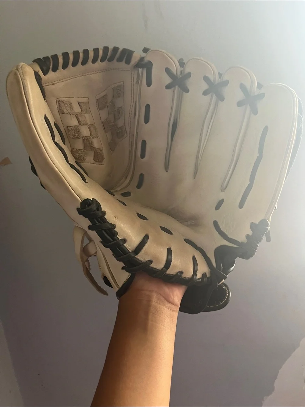 MIZUNO Baseball mitt white AND Black